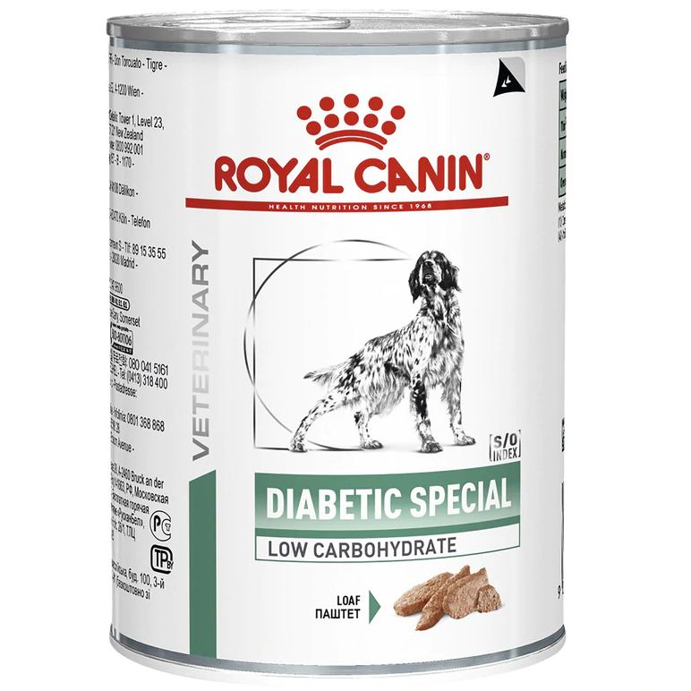 Консервований корм для дорослих собак при цукровому діабеті Royal Canin Diabetic, 410 г (4015004) - фото 1