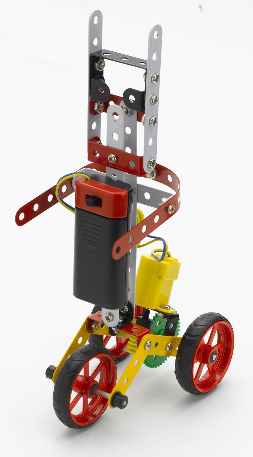 Конструктор Zephyr Robotix-1 металлический с электромотором 114 элементов 8 моделей - фото 3