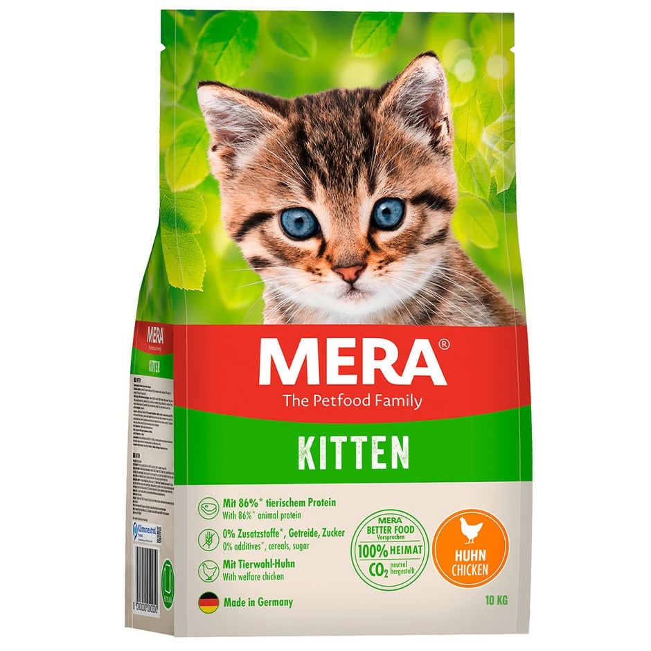 Сухий корм для кішок Mera Cats Kitten, з куркою, 10 кг (38245) - фото 1