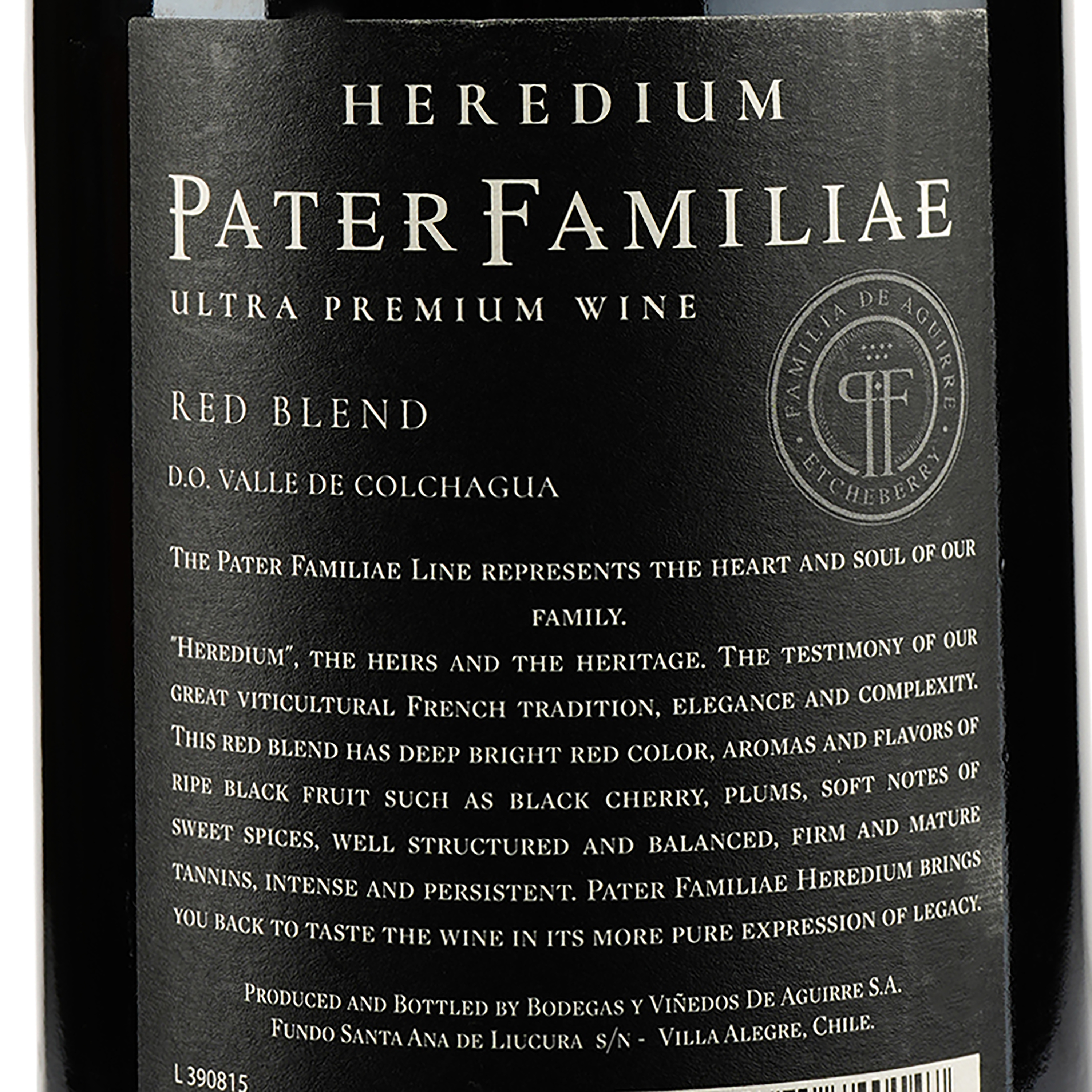 Вино Pater Familiae Heredium, 14%, 0,75 л (478748) - фото 3