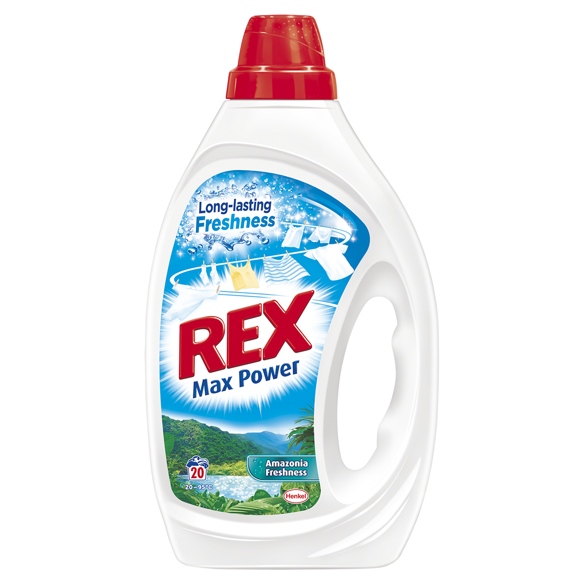 Гель для прання Rex Max Power Амазонская свіжість, 1 л (793882) - фото 1