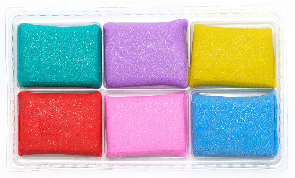 Полимерная глина Школярик, с блестками, 6 цветов (304109001-UA) - фото 2