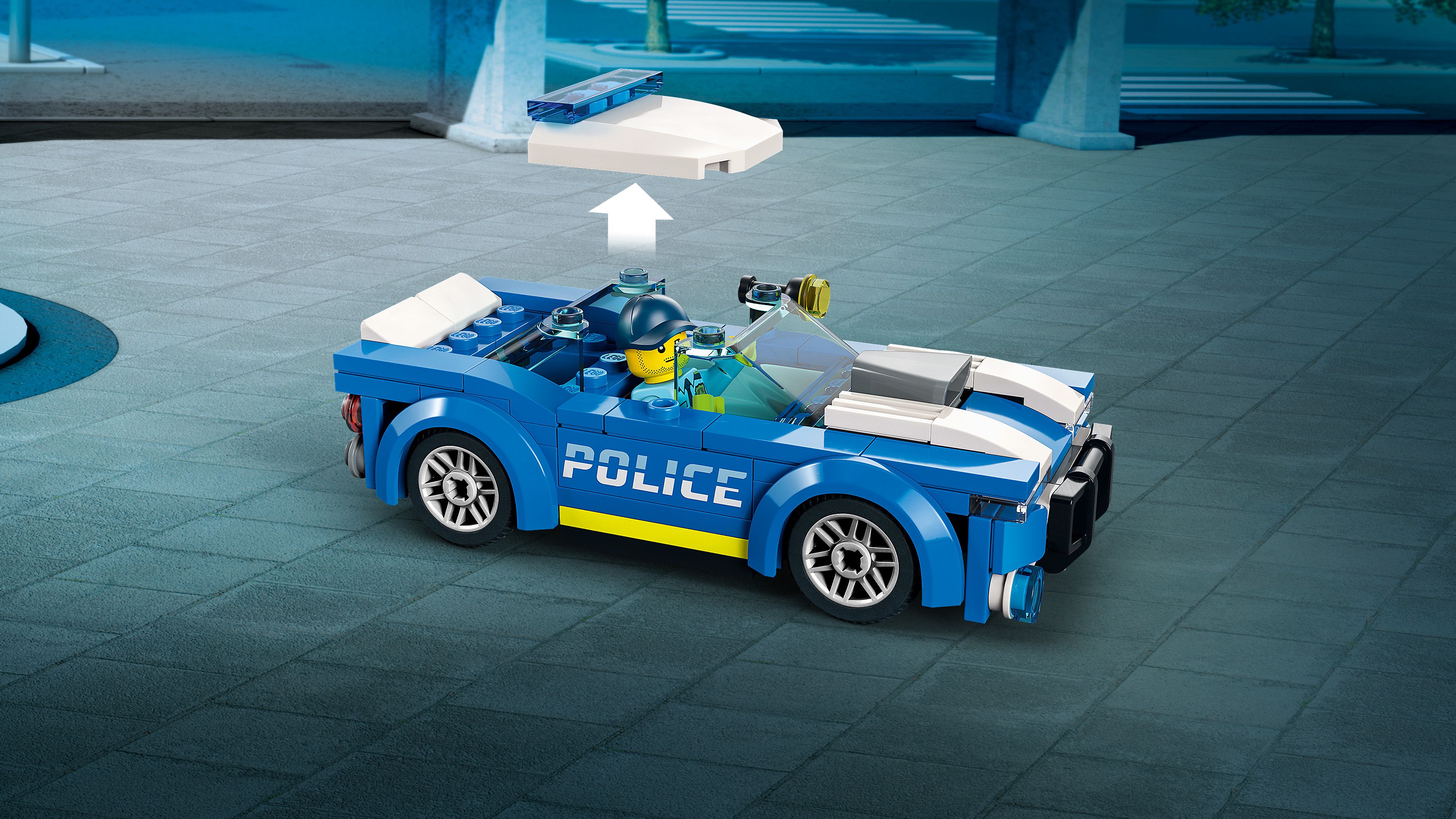 Конструктор LEGO City Полицейская машина, 94 деталей (60312) - фото 8