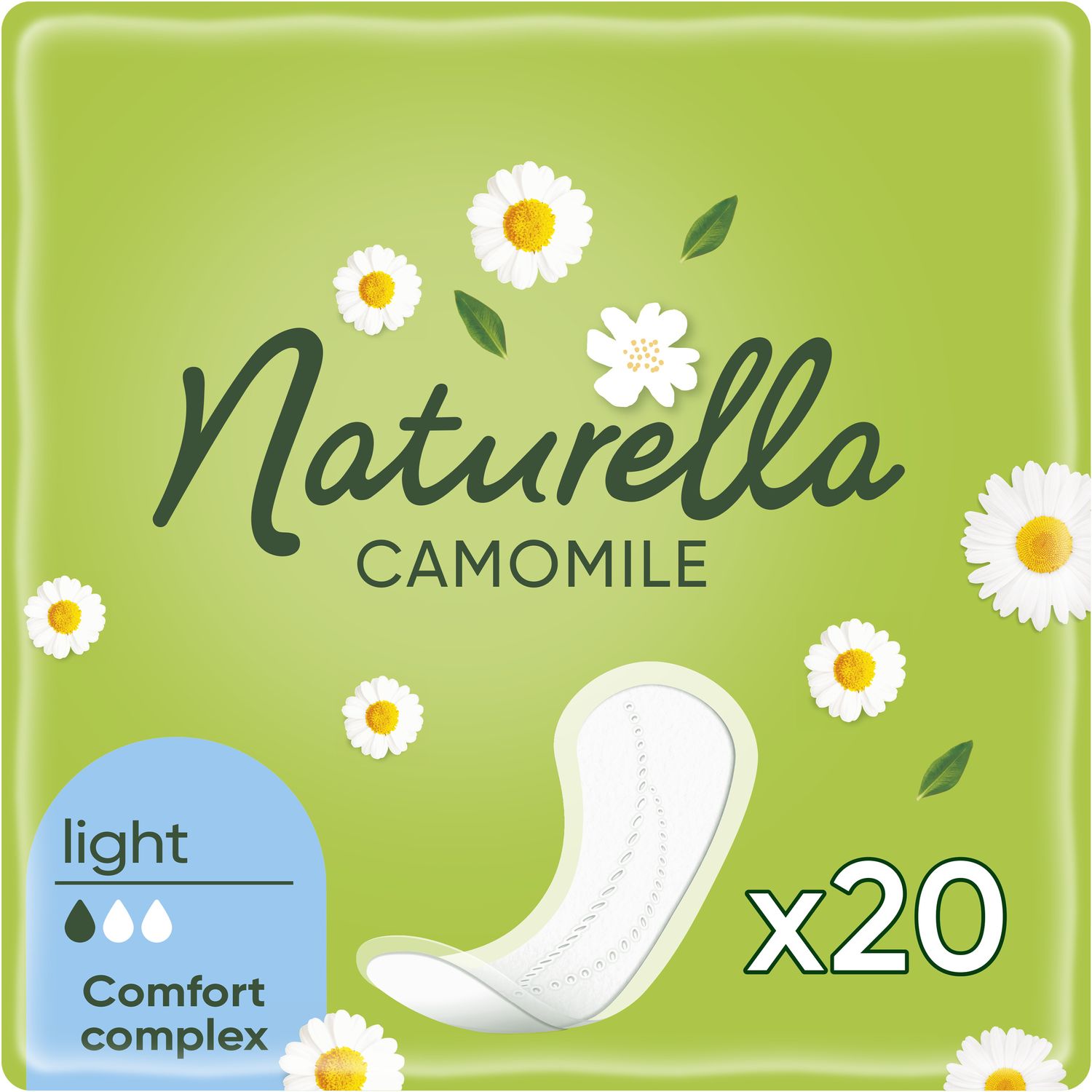 Щоденні прокладки Naturella Camomile Light 20 шт. - фото 1