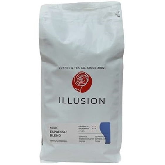 Кава в зернах Illusion Milk Espresso Blend (эспрессо), 1 кг - фото 1