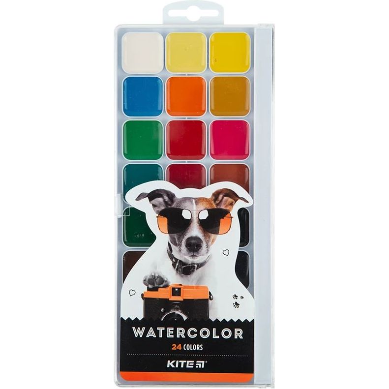 Краски акварельные Kite Dogs 24 цвета (K23-442) - фото 1