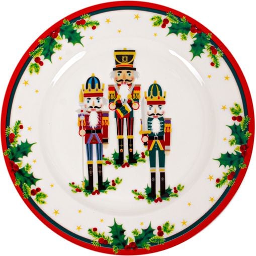 Сервиз столовый Lefard Рождественский, 4 персоны, 16 предметов, белый с красным (922-003) - фото 5