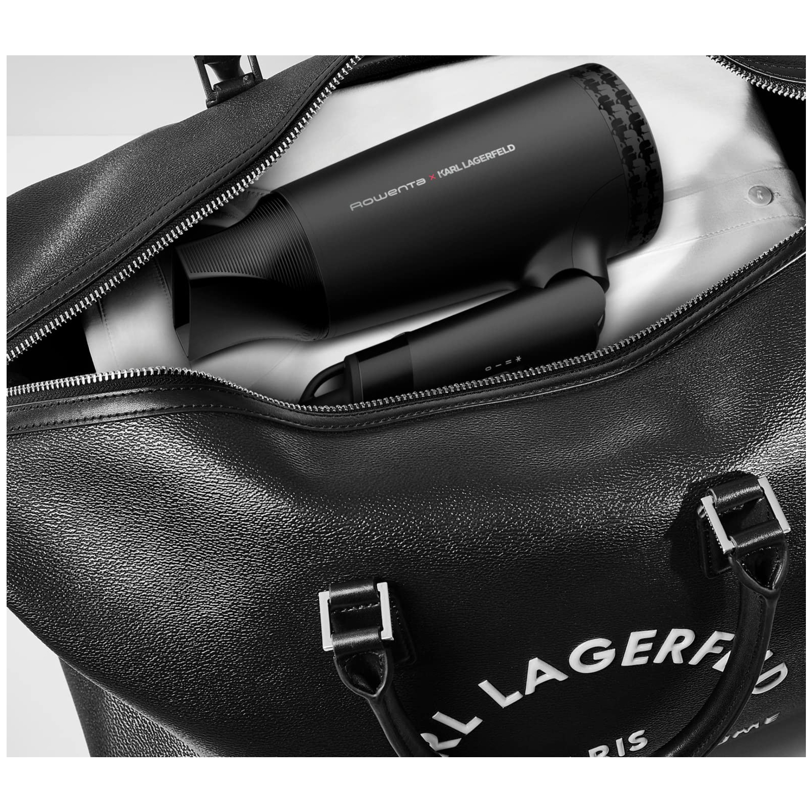 Фен Rowenta Karl Lagerfeld Express Style CV184LF0 дорожній чорний - фото 9