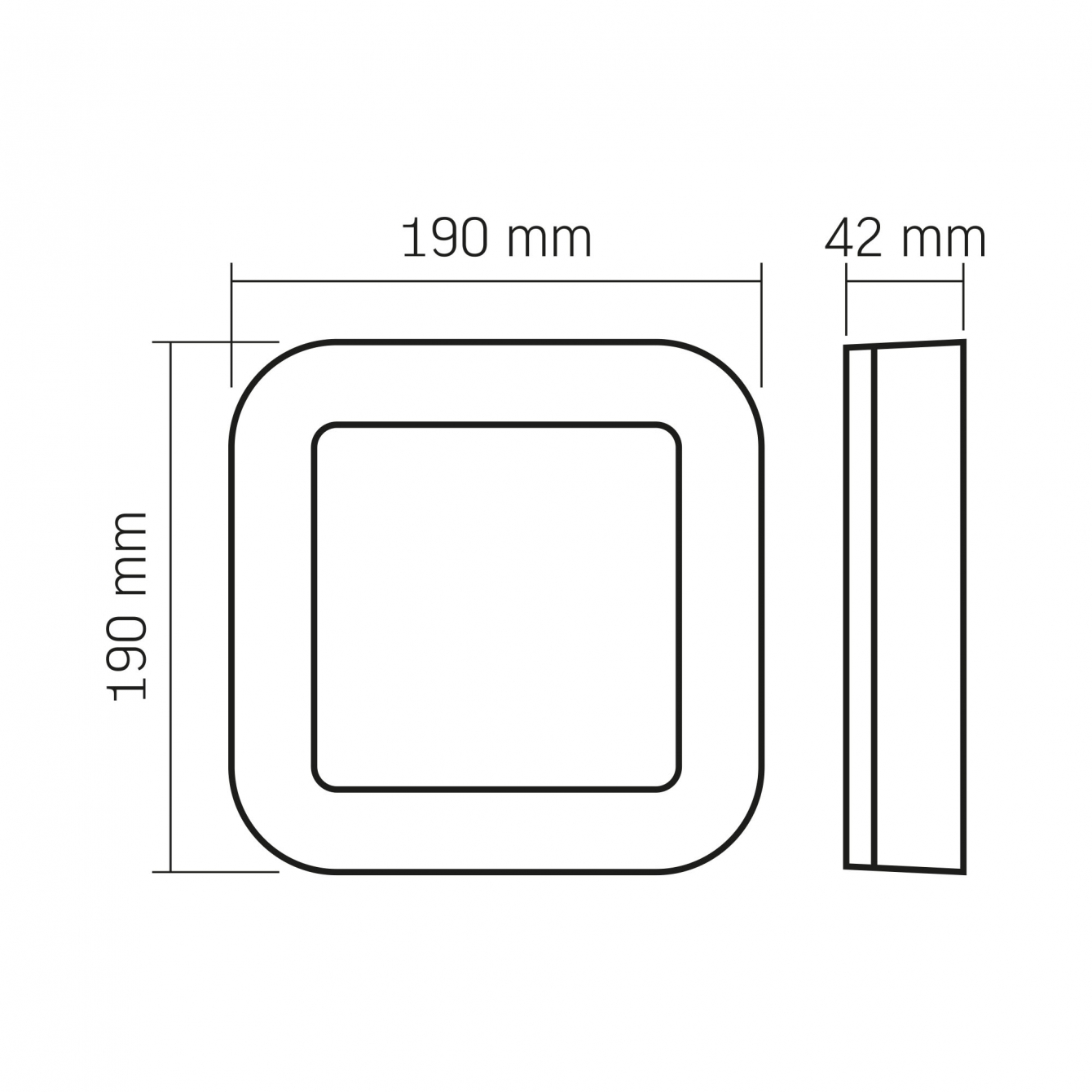 Светильник Videx LED ART IP65 15W 5000K квадратный Black (VL-BHFS-155B) - фото 5