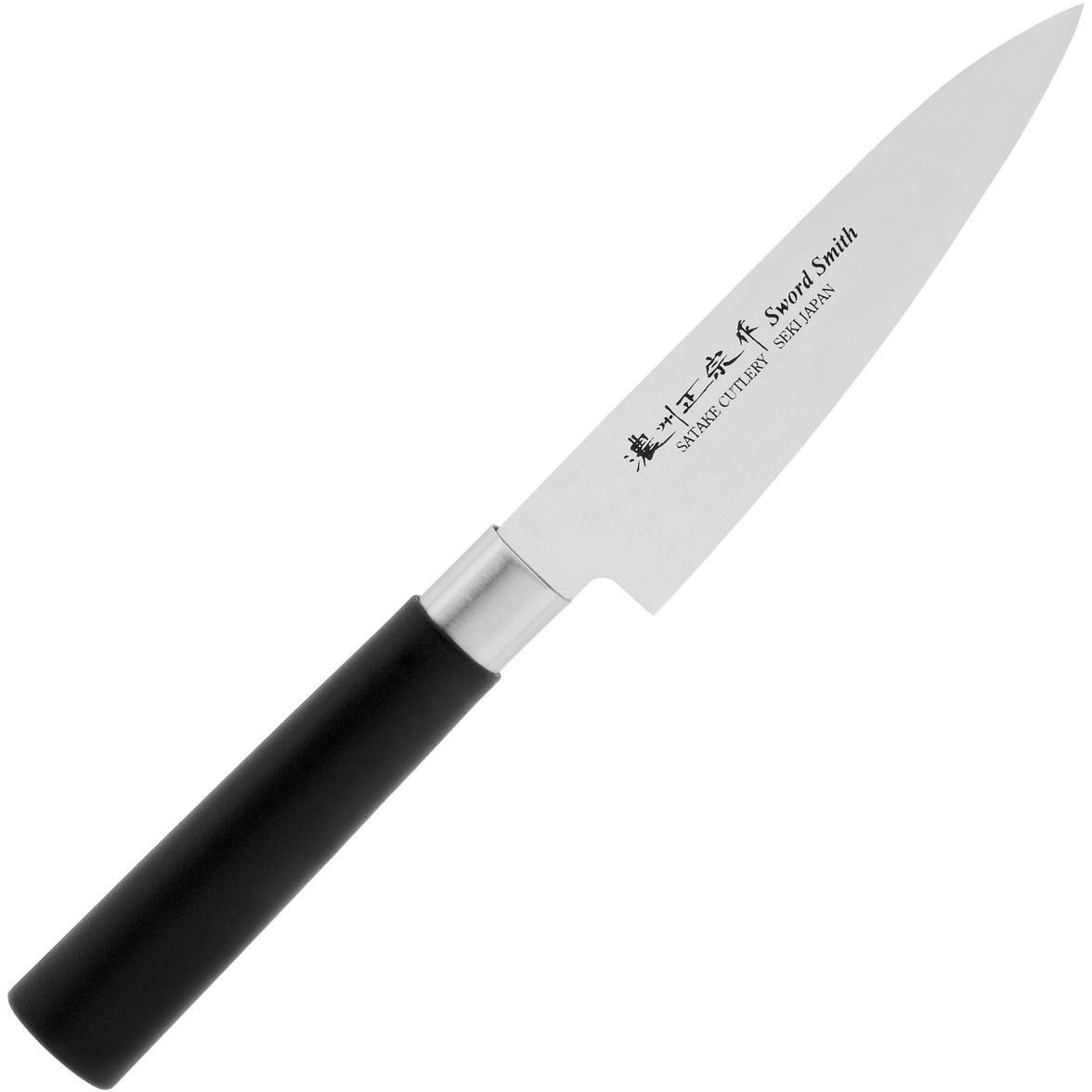 Кухонный нож Satake универсальный 120 мм Черный 000272001 - фото 1