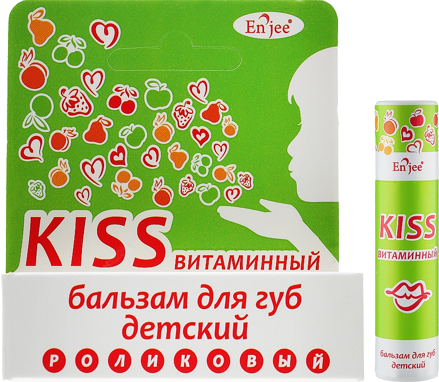 Бальзам для губ детский Enjee KISS Витаминный роликовый 6 мл - фото 2