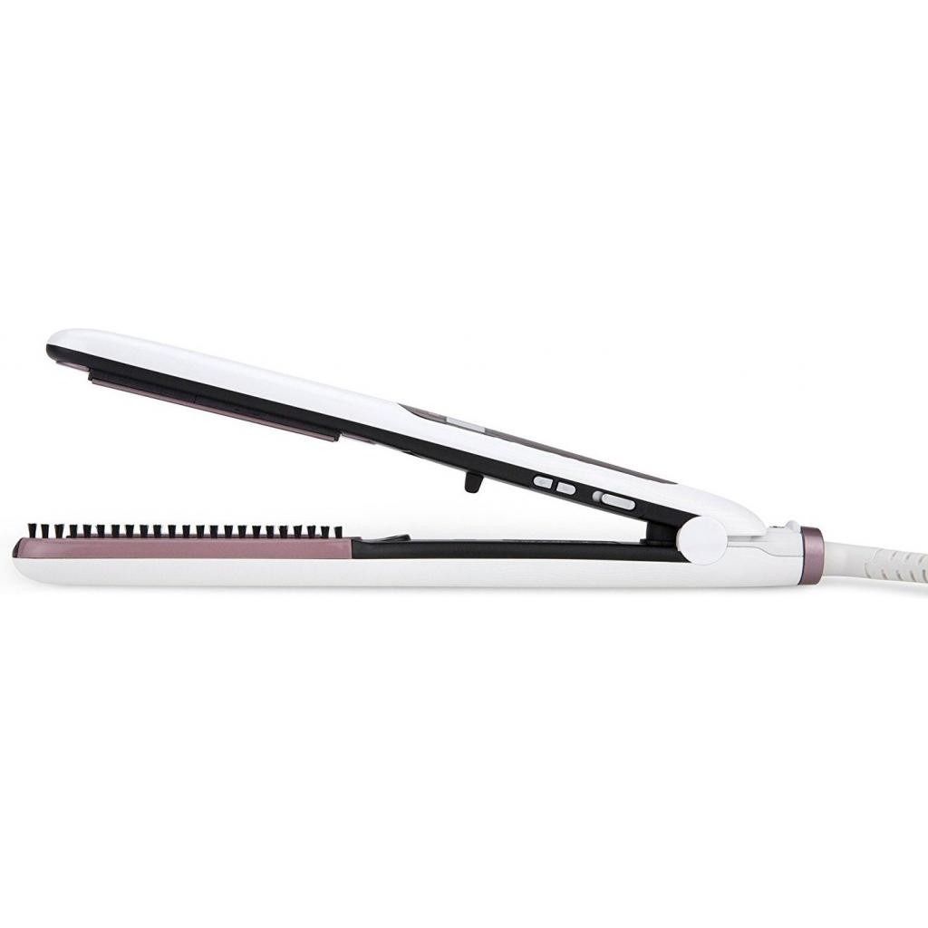 Випрямляч для волосся Rowenta Premium Care Brush and Straight білий (SF7510F0) - фото 2