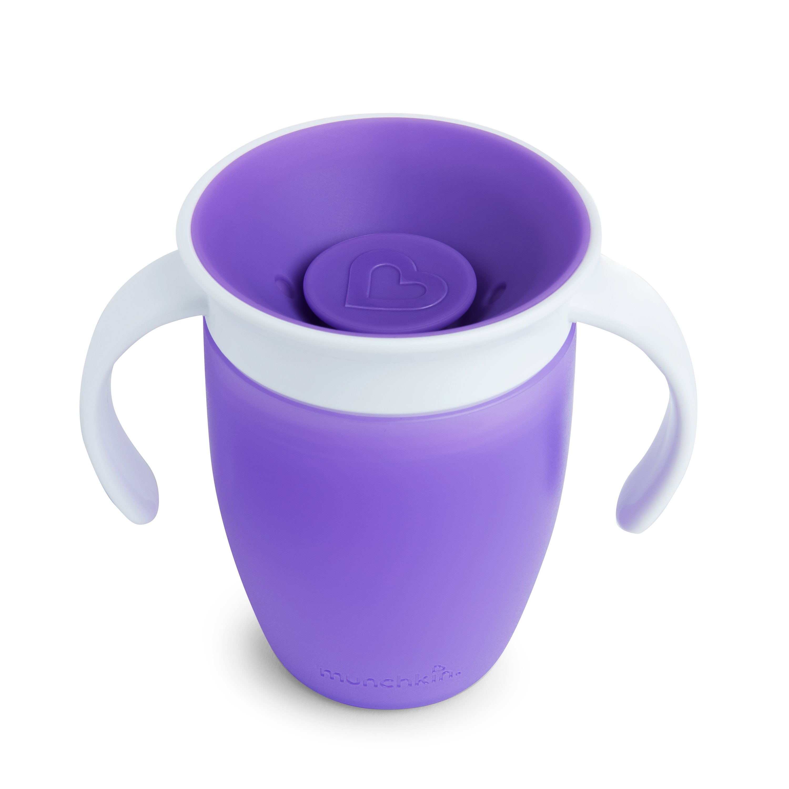 Чашка непроливная Munchkin Miracle 360 с ручками, 207 мл, фиолетовый (01209401.05) - фото 1