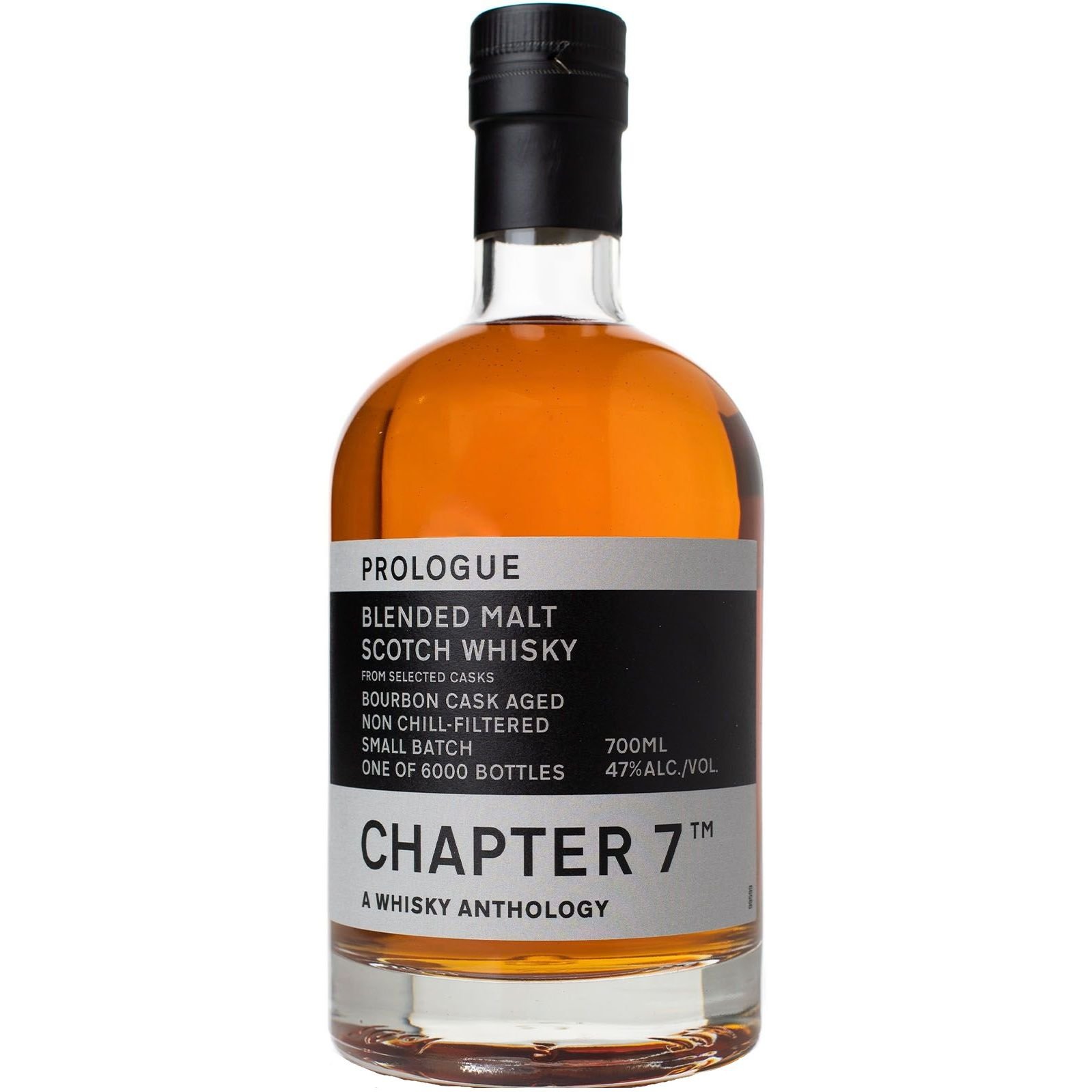 Віскі Chapter 7 Prologue Blendered Malt Scotch Bourbon Casks 47% 0.7 л - фото 1