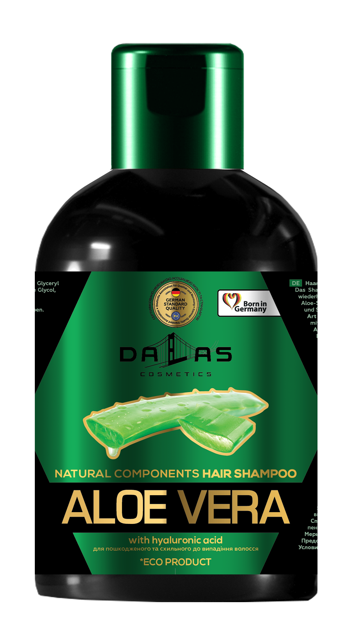 Шампунь для волос Dalas с гиалуроновой кислотой, натуральным соком алоэ и маслом чайного дерева, 1000 мл (729200) - фото 1