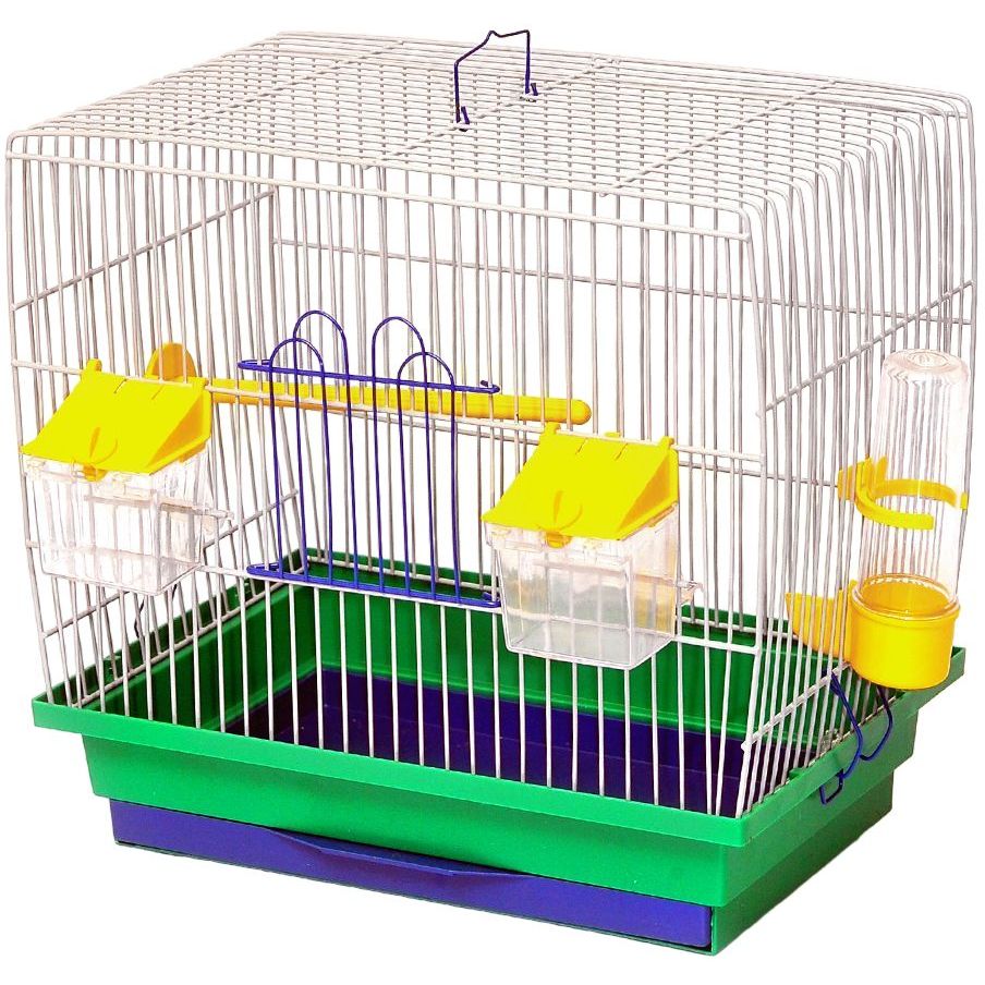 Клетка для птиц Лорі Канар, цинк, 33х23х31 см, в ассортименте - фото 3