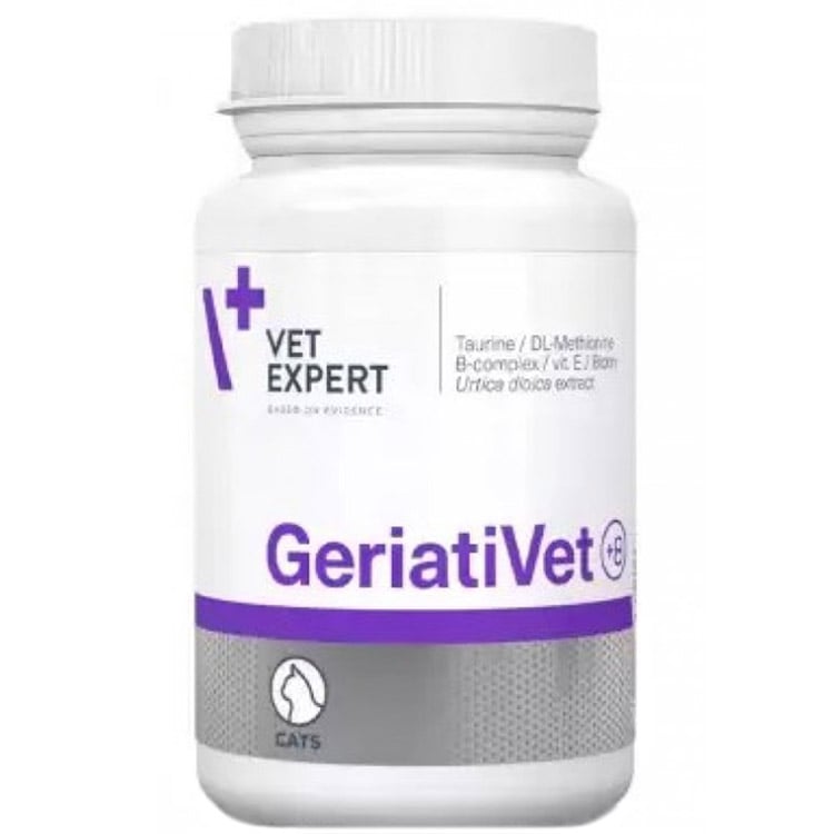Вітаміни Vet Expert GeriatiVet Cat для котів зрілого віку, 60 капсул - фото 1