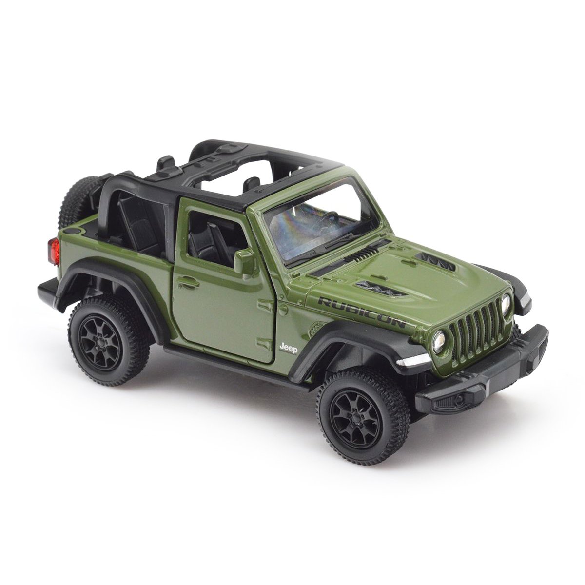 Автомодель TechnoDrive Jeep Wrangler Rubicon 2021, 1:32, зеленая (250339U) - фото 2