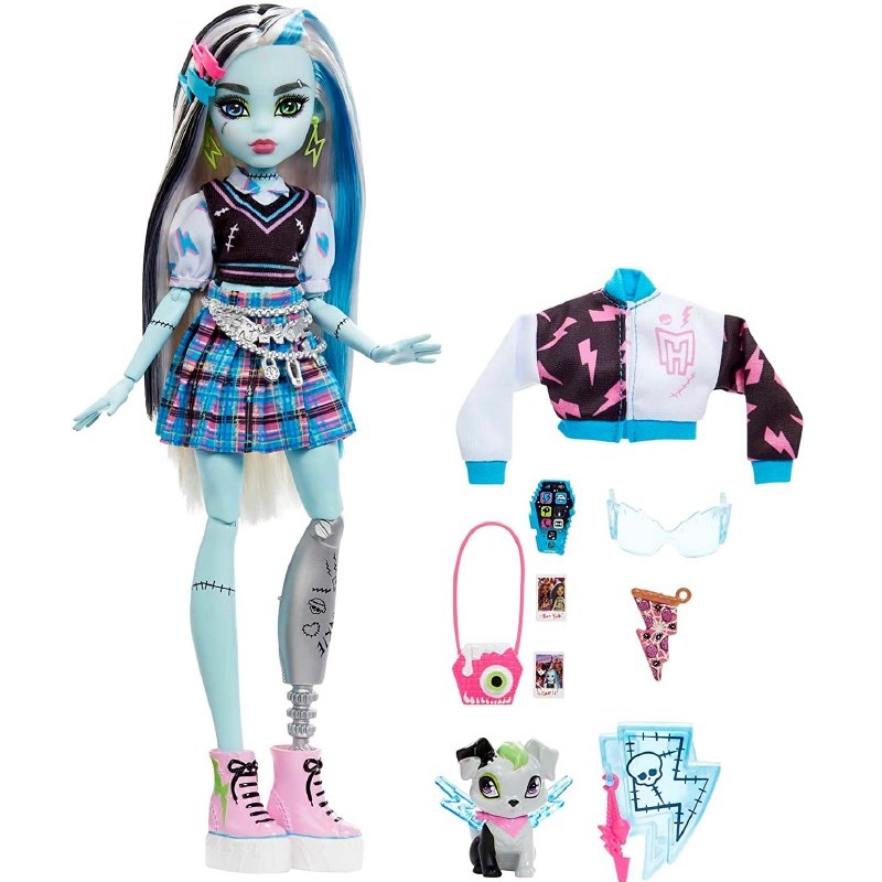 Лялька Mattel Monster High Posable Fashion Doll Frankie, 26 см (HHK53) - фото 1