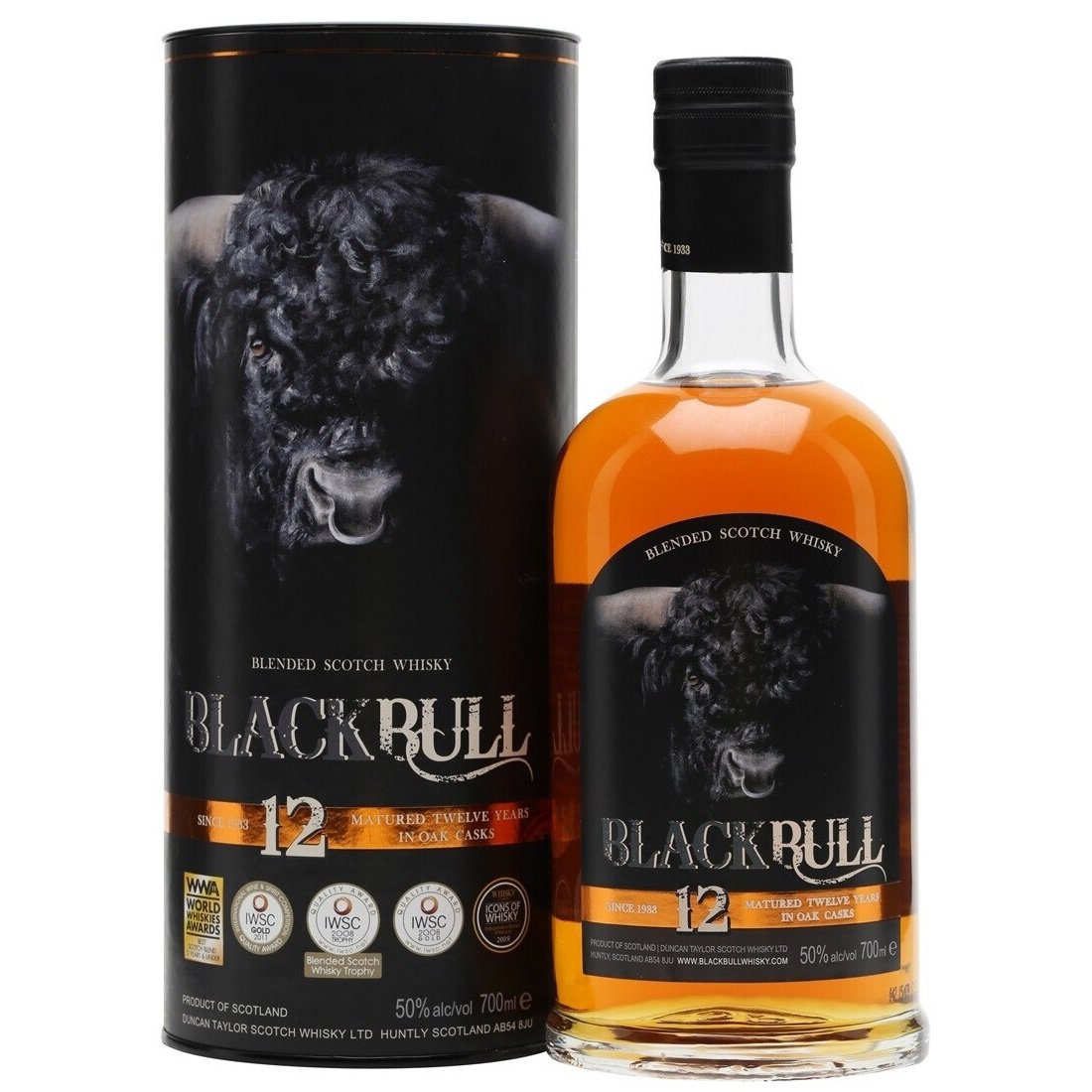Виски Duncan Taylor Black Bull 12 yo, 50%, 0,7 л (8000009452777) - фото 1