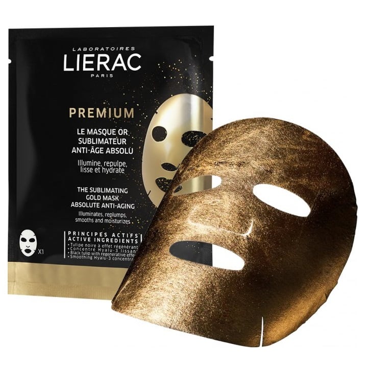 Маска-салфетка Lierac Премиум Золотая маска, 20 мл - фото 1
