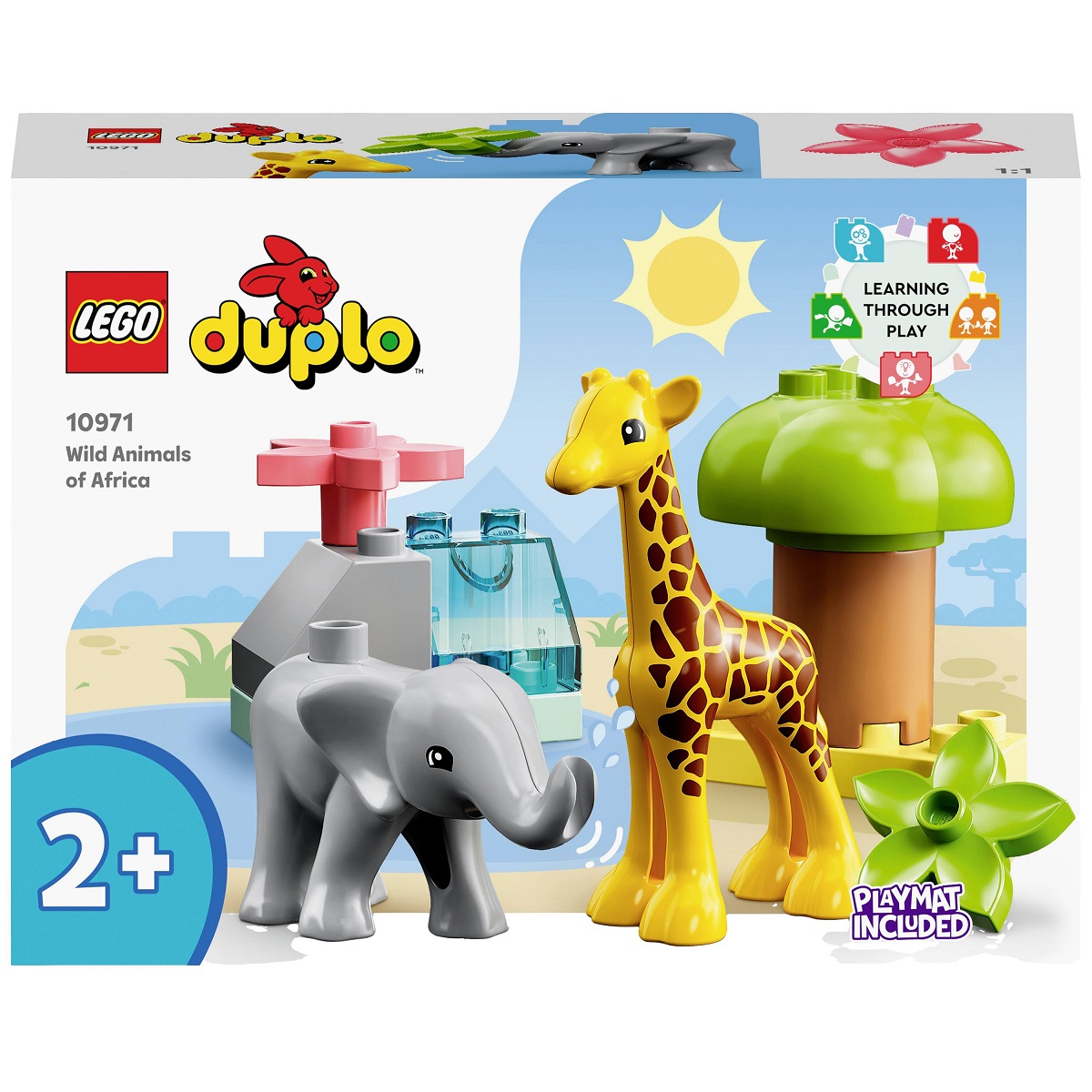 Конструктор LEGO DUPLO Дикі тварини Африки, 10 деталей (10971) - фото 1