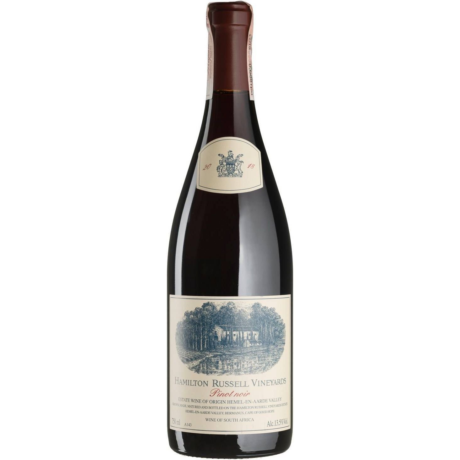 Вино Hamilton Russell Vineyards Pinot Noir 2021, червоне, сухе, 0,75 л - фото 1