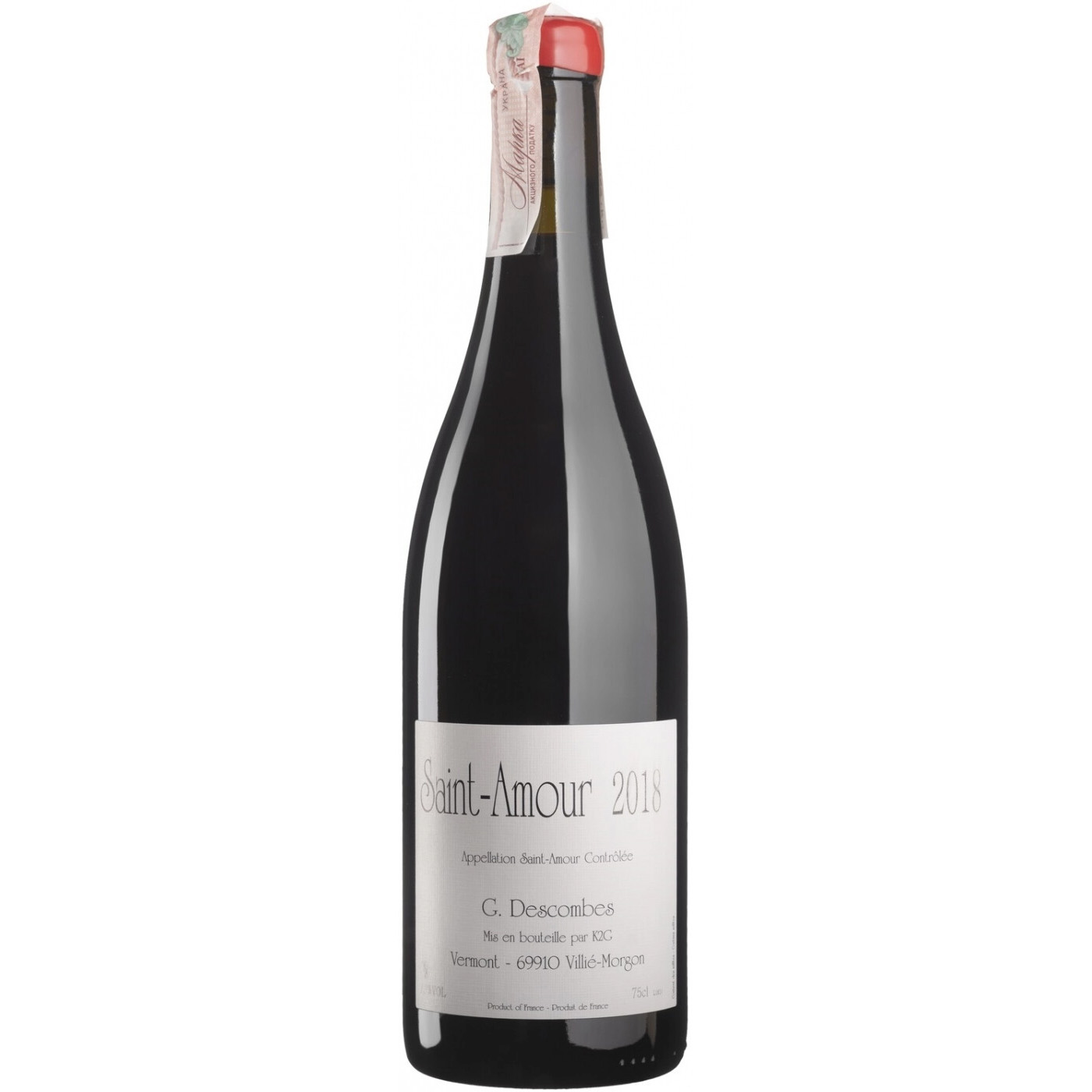Вино Georges Descombes Flerie Vielles Vignes 2018 красное сухое 13% 0.75 л - фото 1