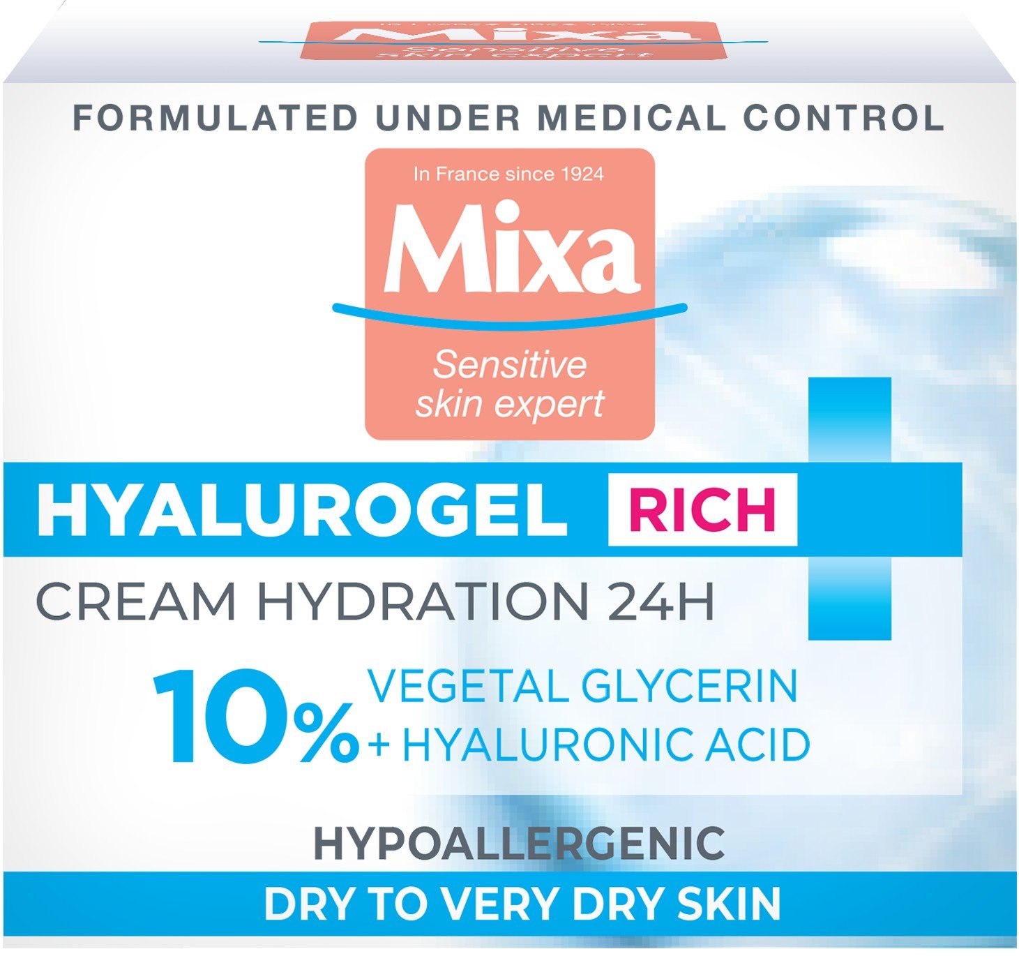 Крем для лица Mixa Hydrating для очень сухой чувствительной кожи, 50 мл (D3337700) - фото 2