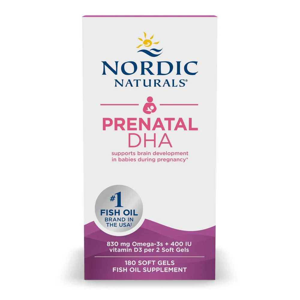 Риб'ячий жир для вагітних Nordic Naturals Prenatal DHA 180 капсул - фото 2