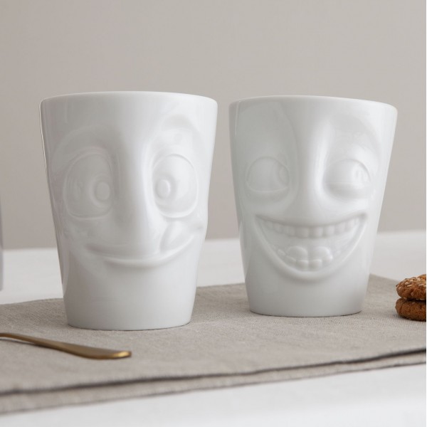 Набір з двох чашок Tassen Сміх та Смакота, 350 мл, порцеляна (TASS12901/TU) - фото 3