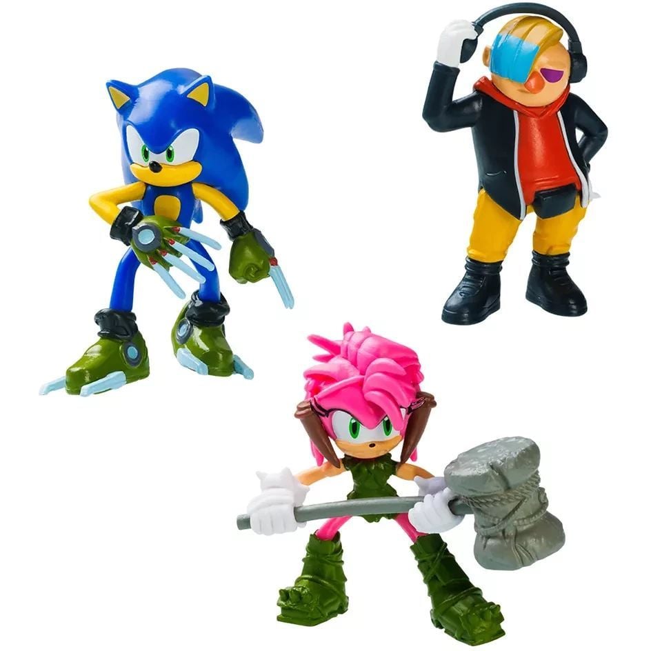 Набор игровых фигурок Sonic Prime - Доктор Не, Соник, Єми, 6,5 см (SON2020B) - фото 1