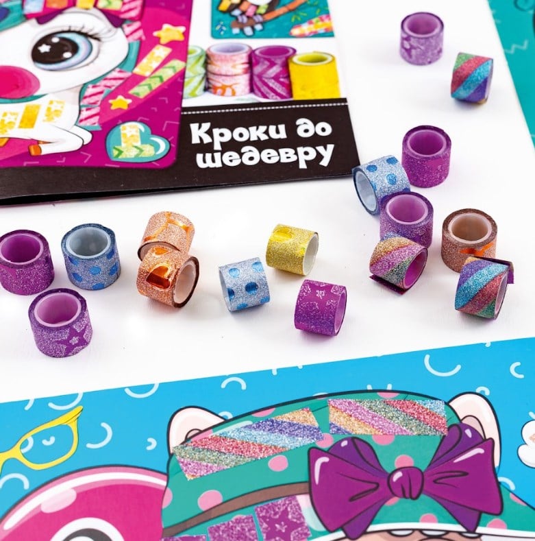 Набір для творчості Vladi Toys Strips Art Щасливі мордочки, укр. мова (VT4433-13) - фото 3