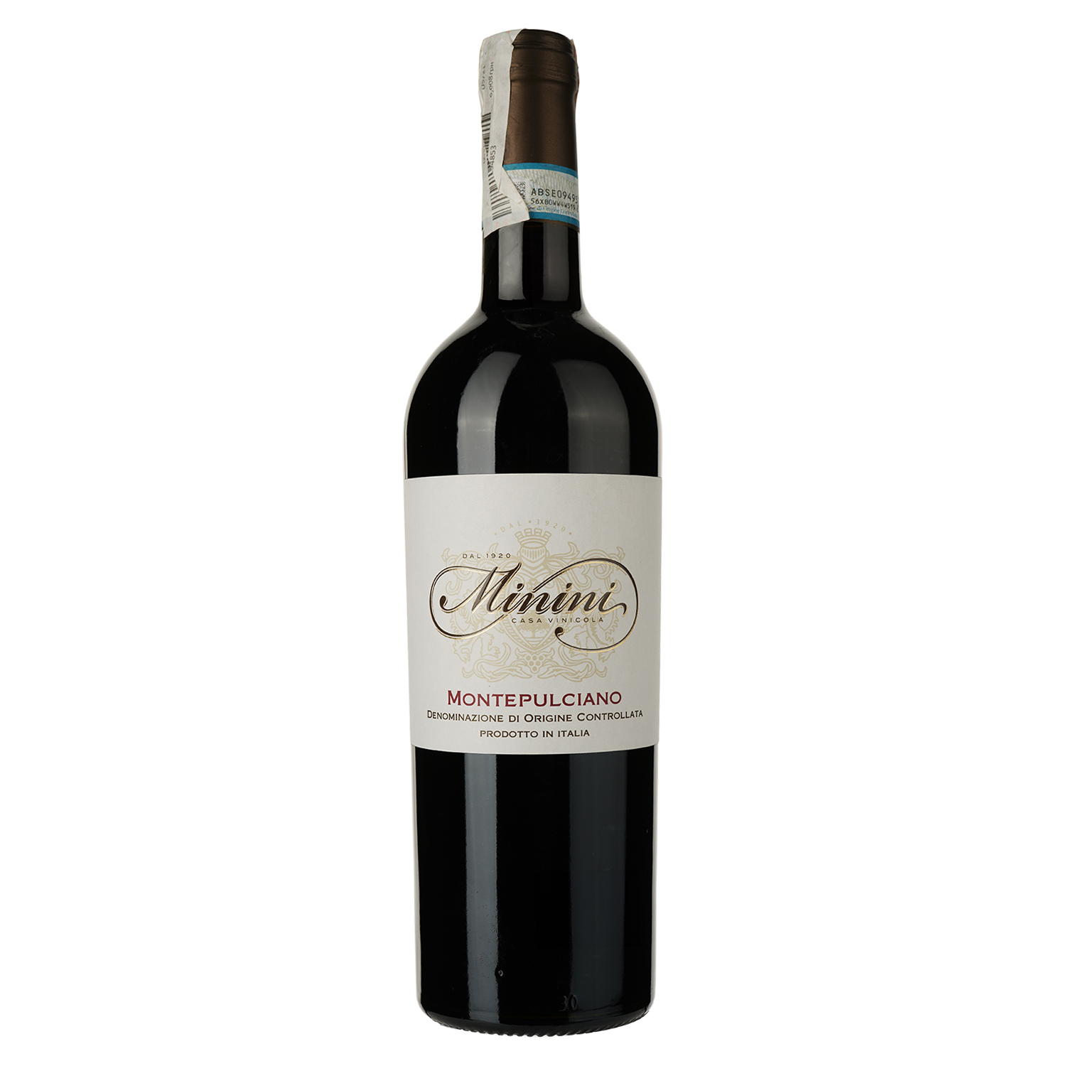 Вино Minini Montepulciano d'Abruzzo DOC, червоне, сухе, 0,75 л - фото 1