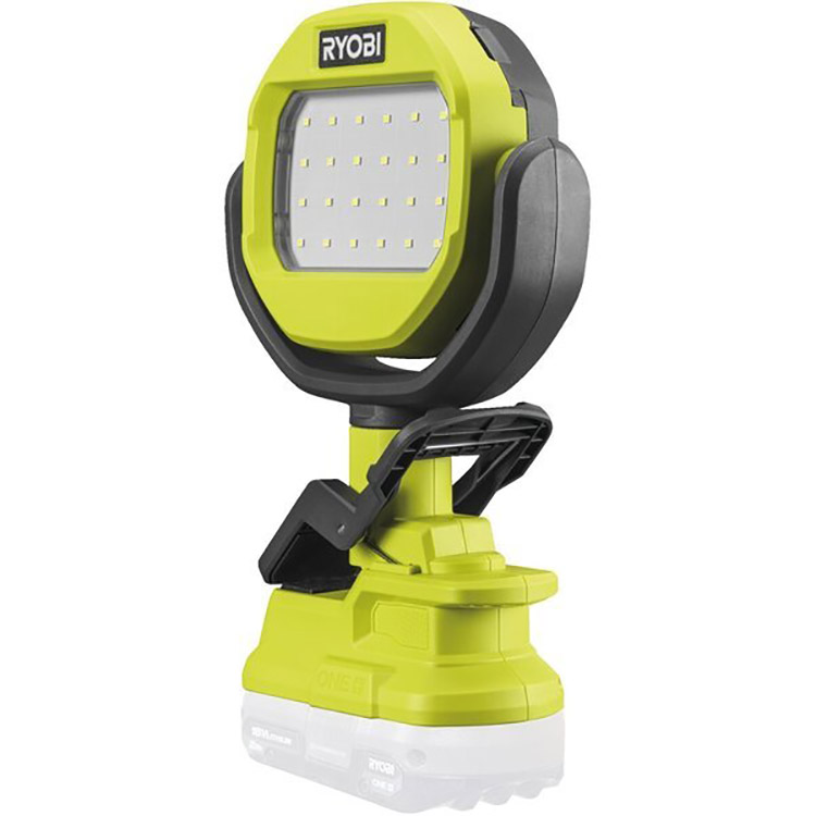 Ліхтар Ryobi One+ RLCL18-0, 18V, 1000Lm, з кліпсою та поворотною головою, без АКБ та ЗП (5133005594) - фото 1