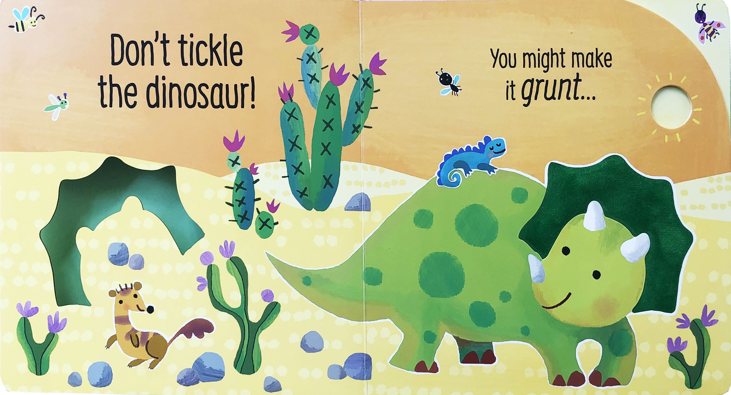 Інтерактивна книжка Don't Tickle the Dinosaur! - Sam Taplin, англ. мова (9781474976763) - фото 2