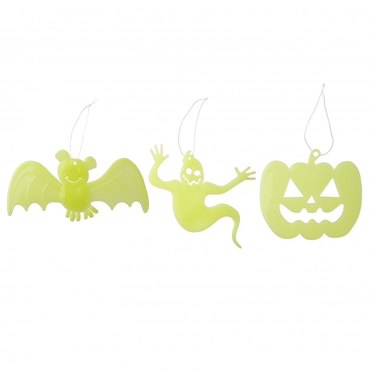 Набор Yes! Fun Halloween Monster team Подвески светящиеся в темноте, 3 шт. (974347) - фото 1