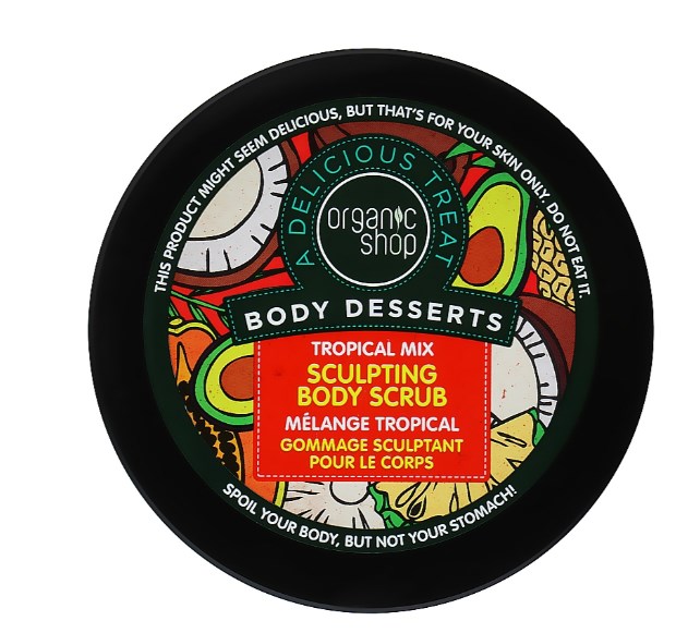 Скраб для тіла Organic Shop Body Desserts Tropical mix антицелюлітний 450 мл - фото 2