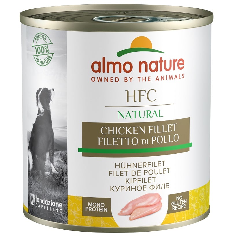 Вологий корм для собак Almo Nature HFC Dog Natural, з курячим філе, 280 г (5521) - фото 1