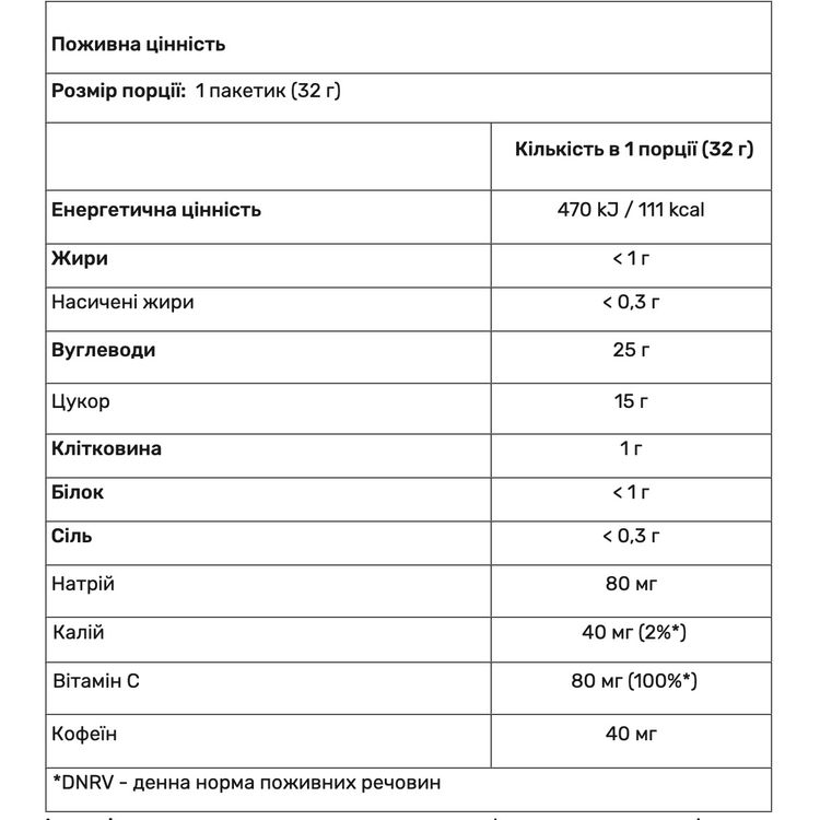 Изотоник Amix Performance Rock´s Gel with caffeine зеленое яблоко 32 г - фото 3