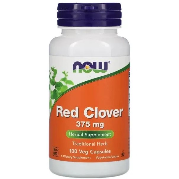 Червона конюшина Now Red Clover Herbal Supplement 400 мг 100 капсул - фото 1