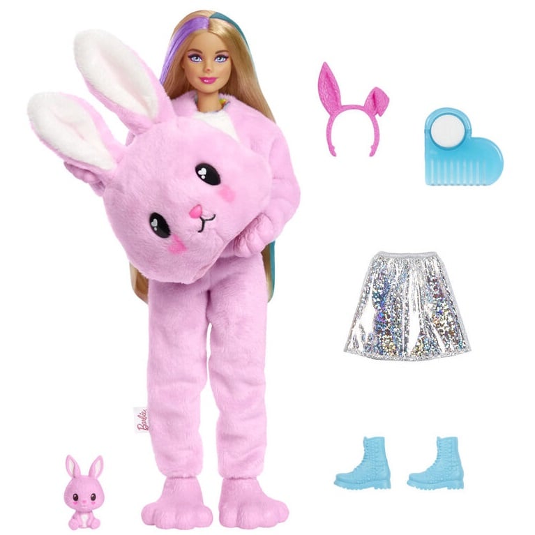 Кукла Barbie Cutie Reveal Милый Кролик, 29,5 см (HHG19) - фото 3
