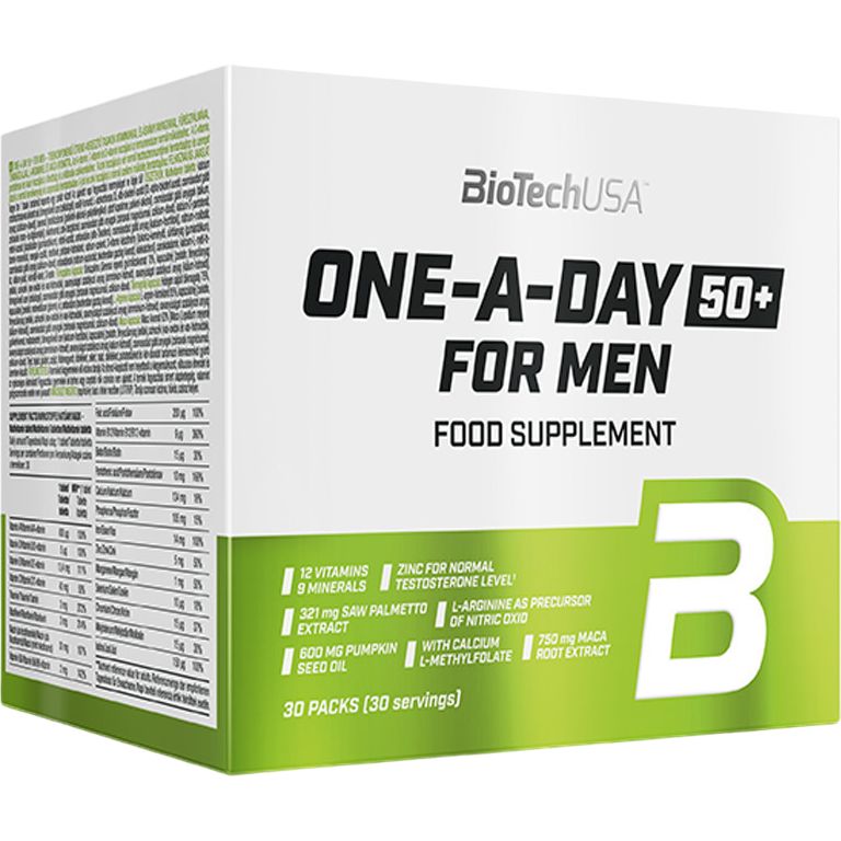 Вітамінно-мінеральний комплекс BioTech One-A-Day for Men 50+ 30 пакетиків - фото 1