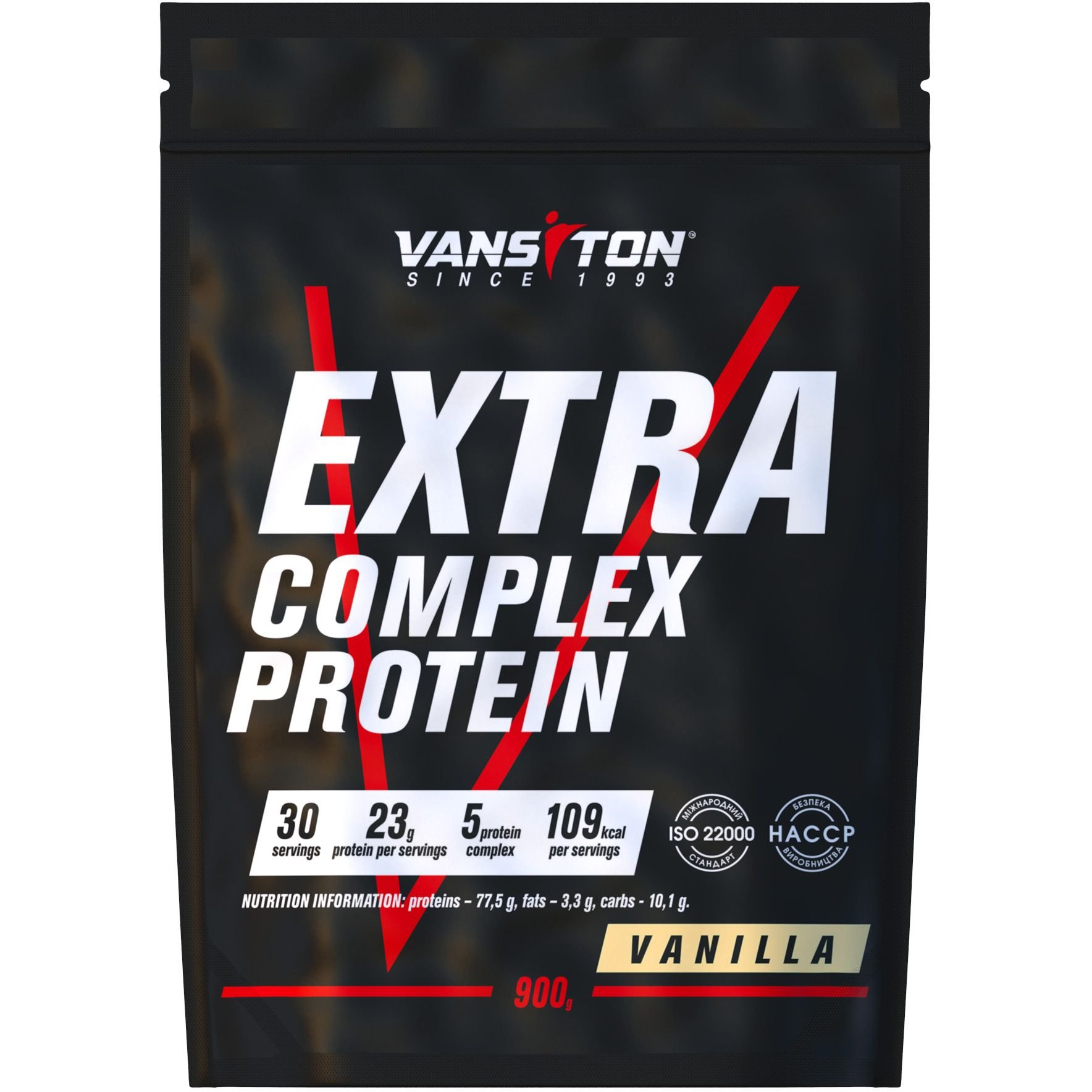 Протеин Vansiton Extra Vanilla 900 г - фото 1