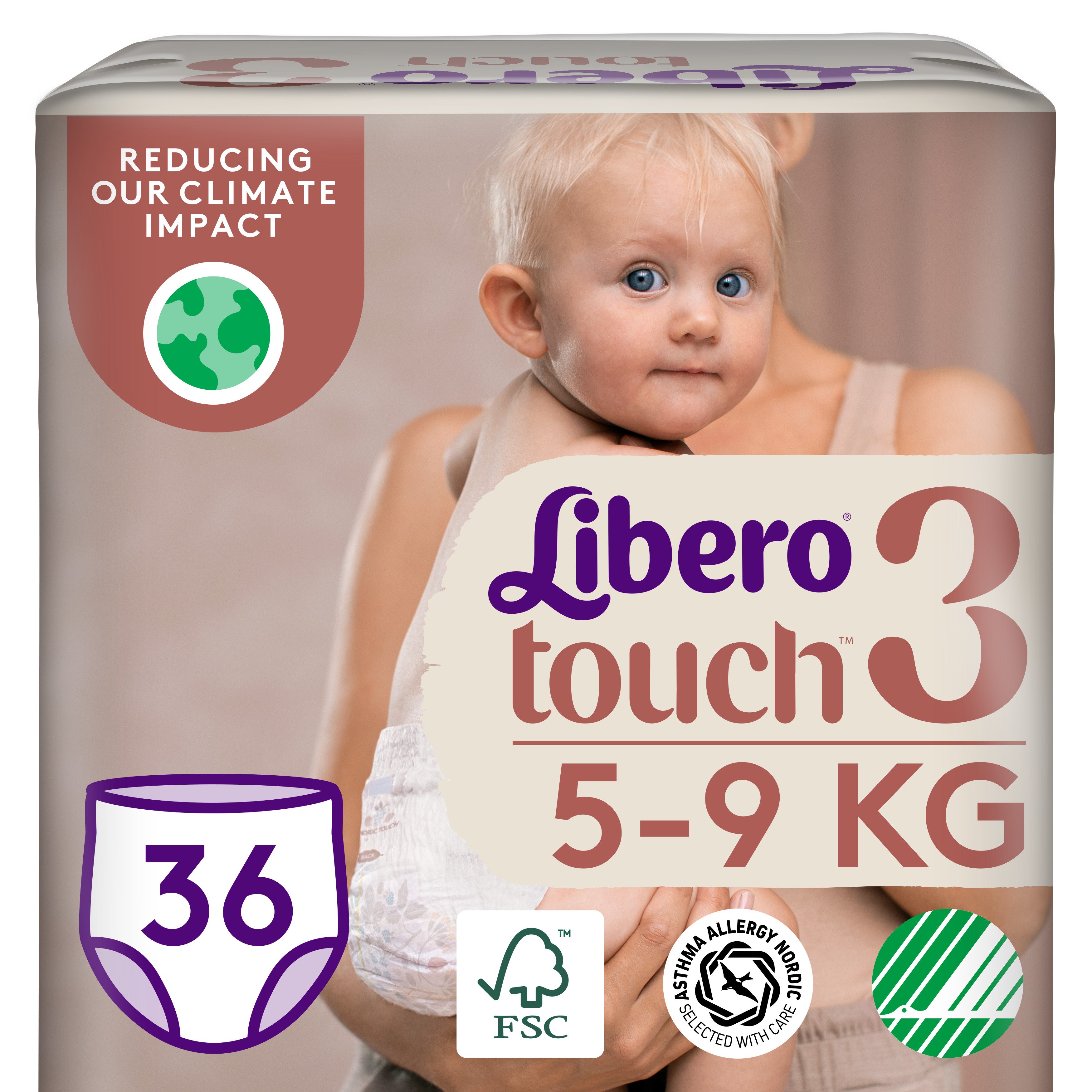 Подгузник трусики Libero Touch Pants 3 (5-9 кг), 36 шт. (80046) - фото 1