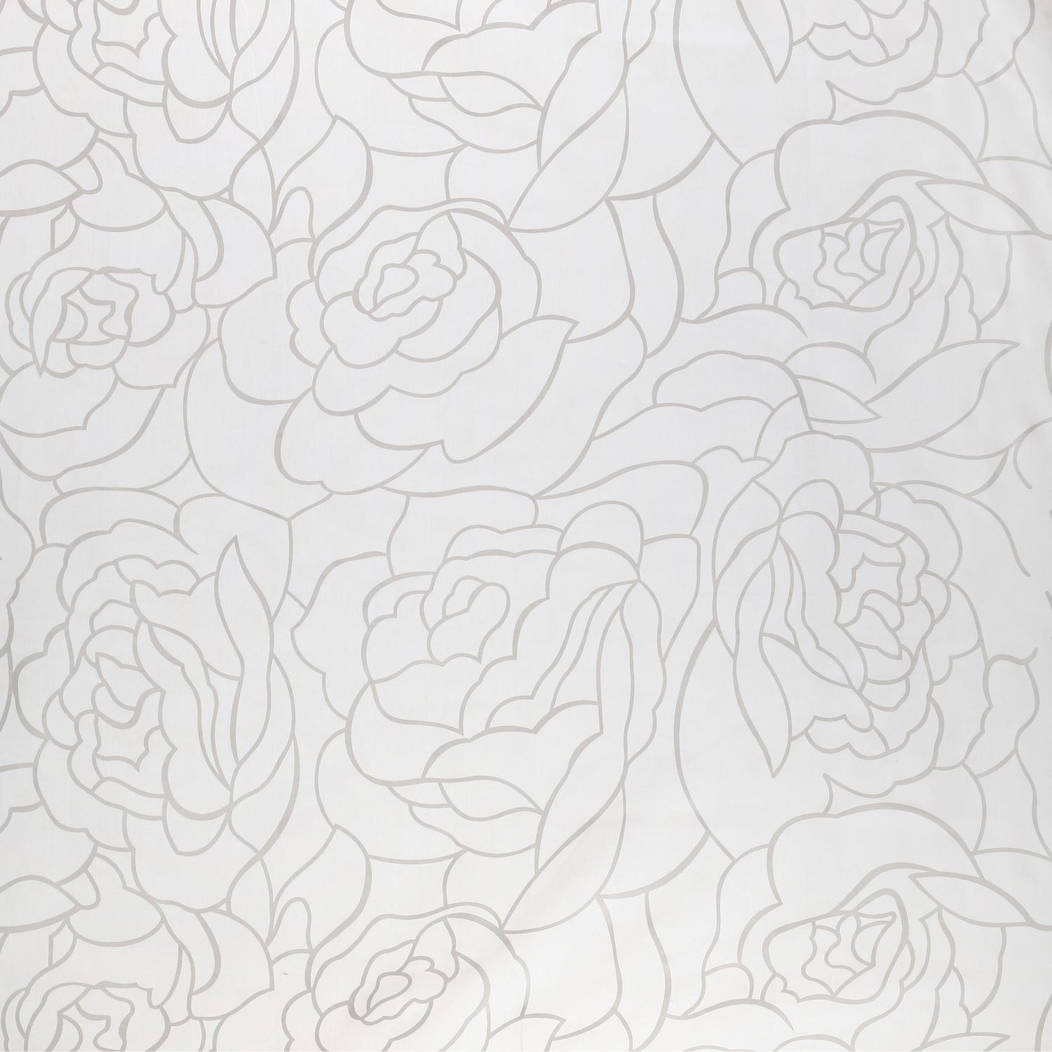 Шторка для ванной Volver Roses Line White 200х180 см молочная (58202) - фото 1