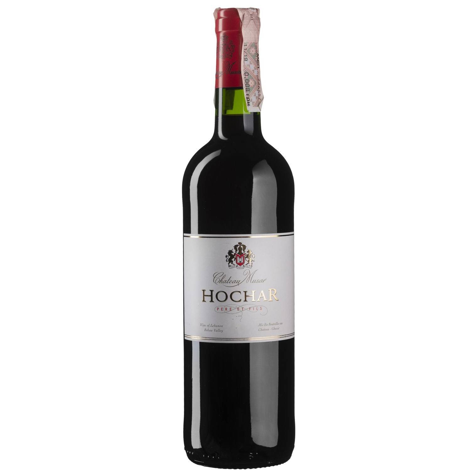Вино Chateau Musar Hochar Pere et Fils Red, красное, сухое, 0,75 л - фото 1