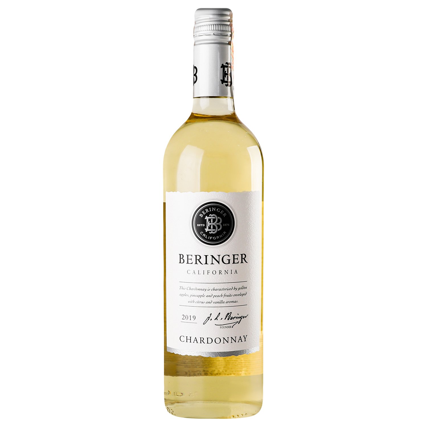 Вино Beringer California Classic Chardonnay, 13%, 0,75 л (566628) - фото 1