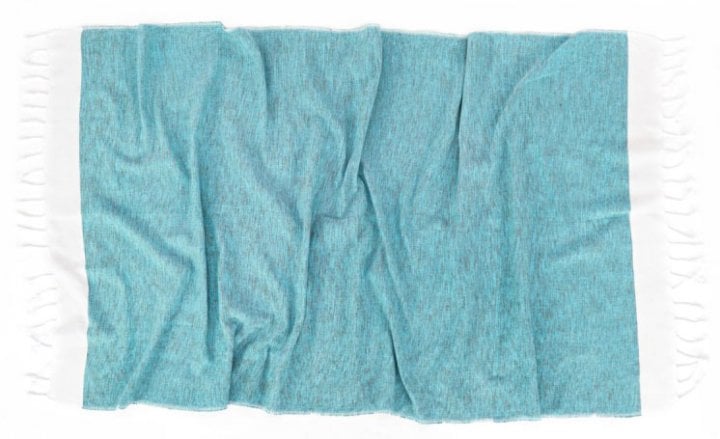 Полотенце Irya Pestemal Sare, 170х90 см, голубой (svt-2000022214117) - фото 4