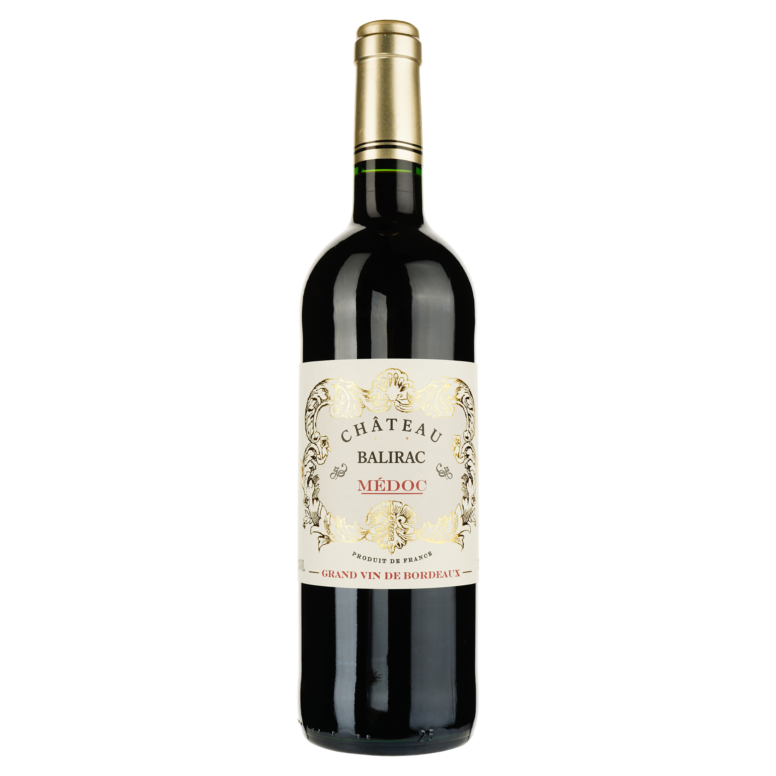 Вино Chateau Balirac Medoc красное сухое, 0,75 л, 13% (795861) - фото 1